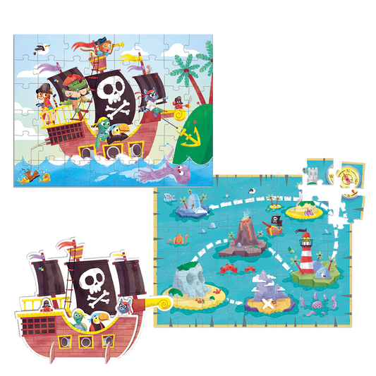 PUZZLE XXL PIRATAS