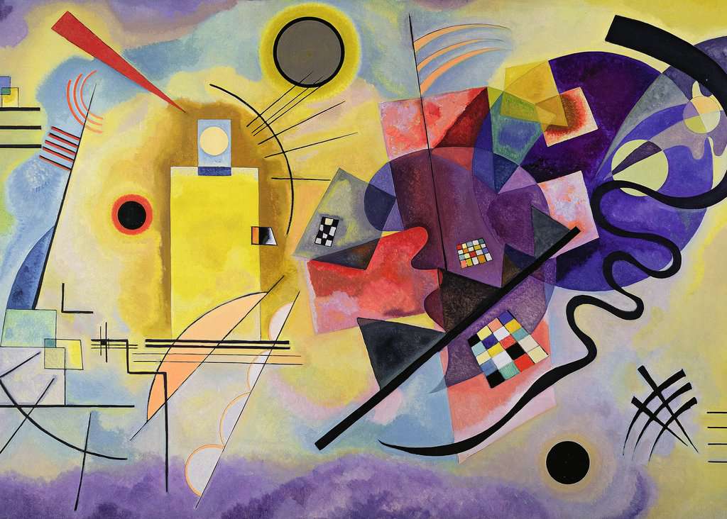 KANDINSKI YELLOW RED BLUE