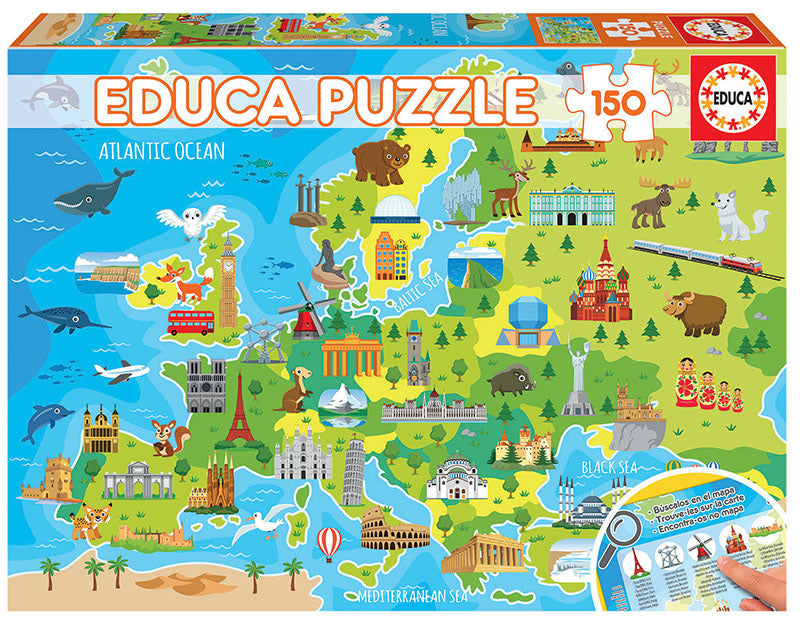 P150 Mapa Europa
