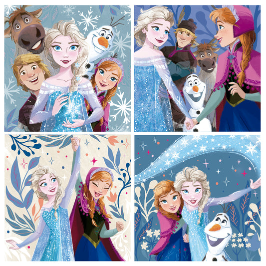 Puzzle progresivo Frozen 12,16,20,25 piezas