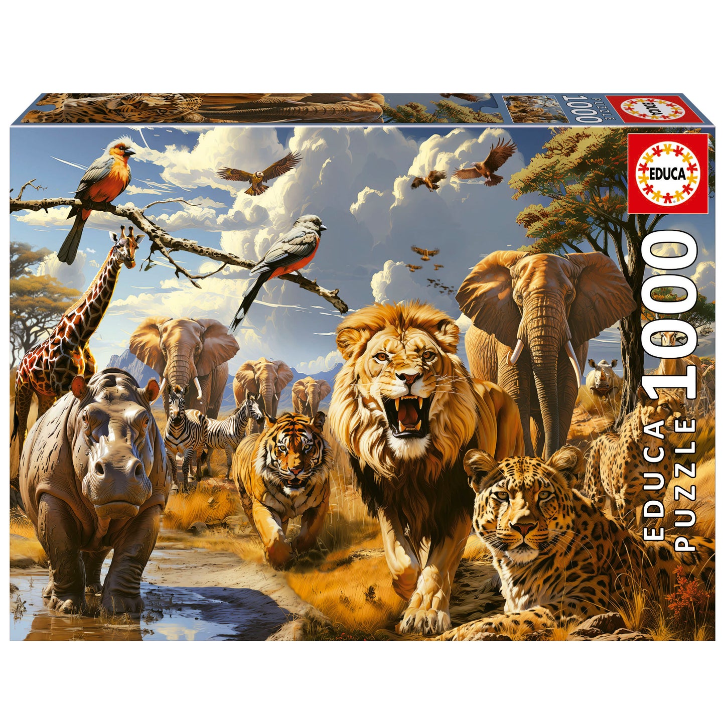 1000PZ ANIMALES SALVAJES