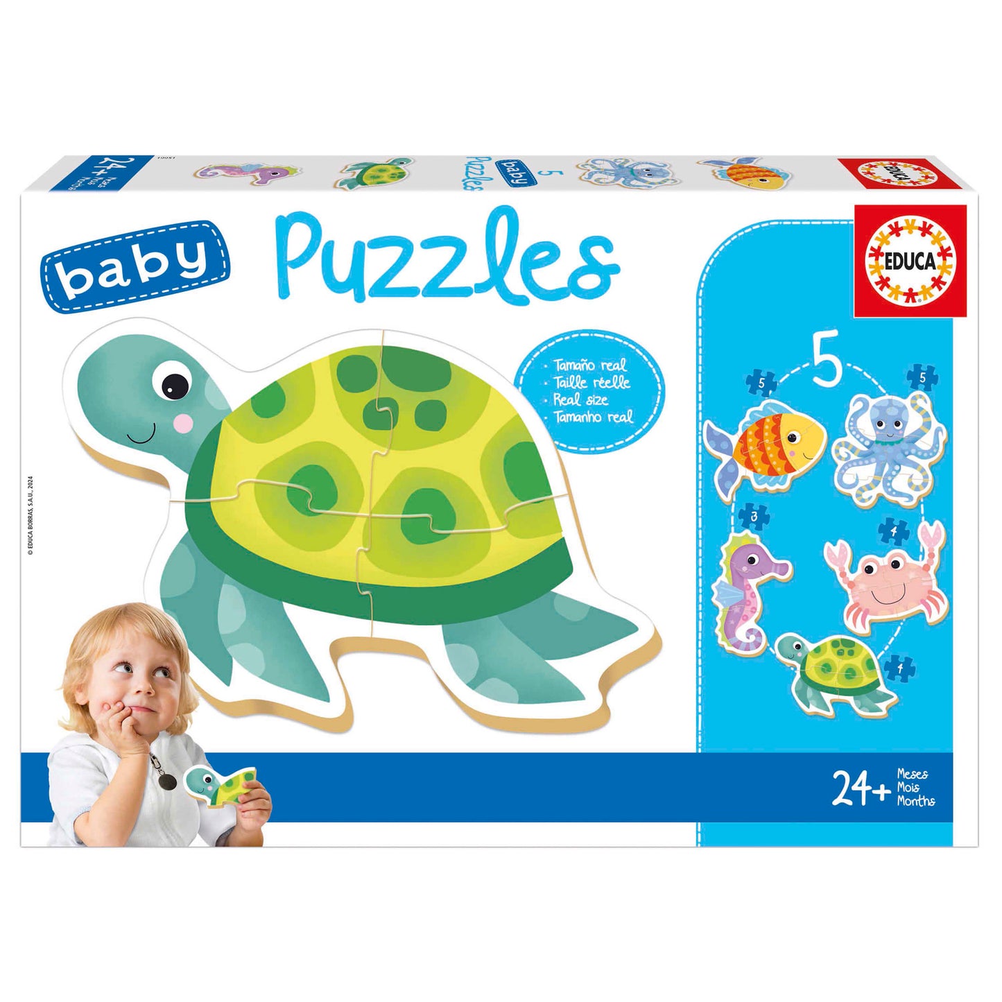 BABY PZZLE ANIMALES ACUATICOS