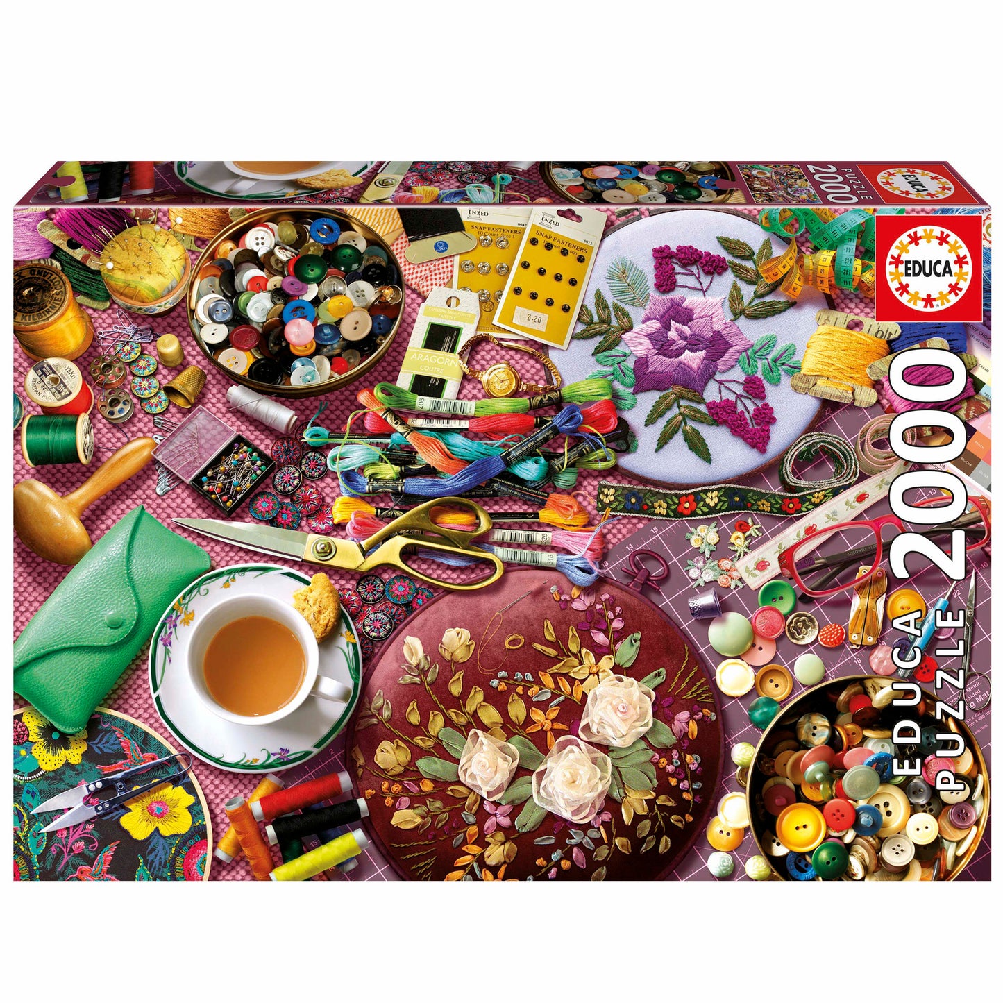 Mesa de costura - puzle 2000 piezas