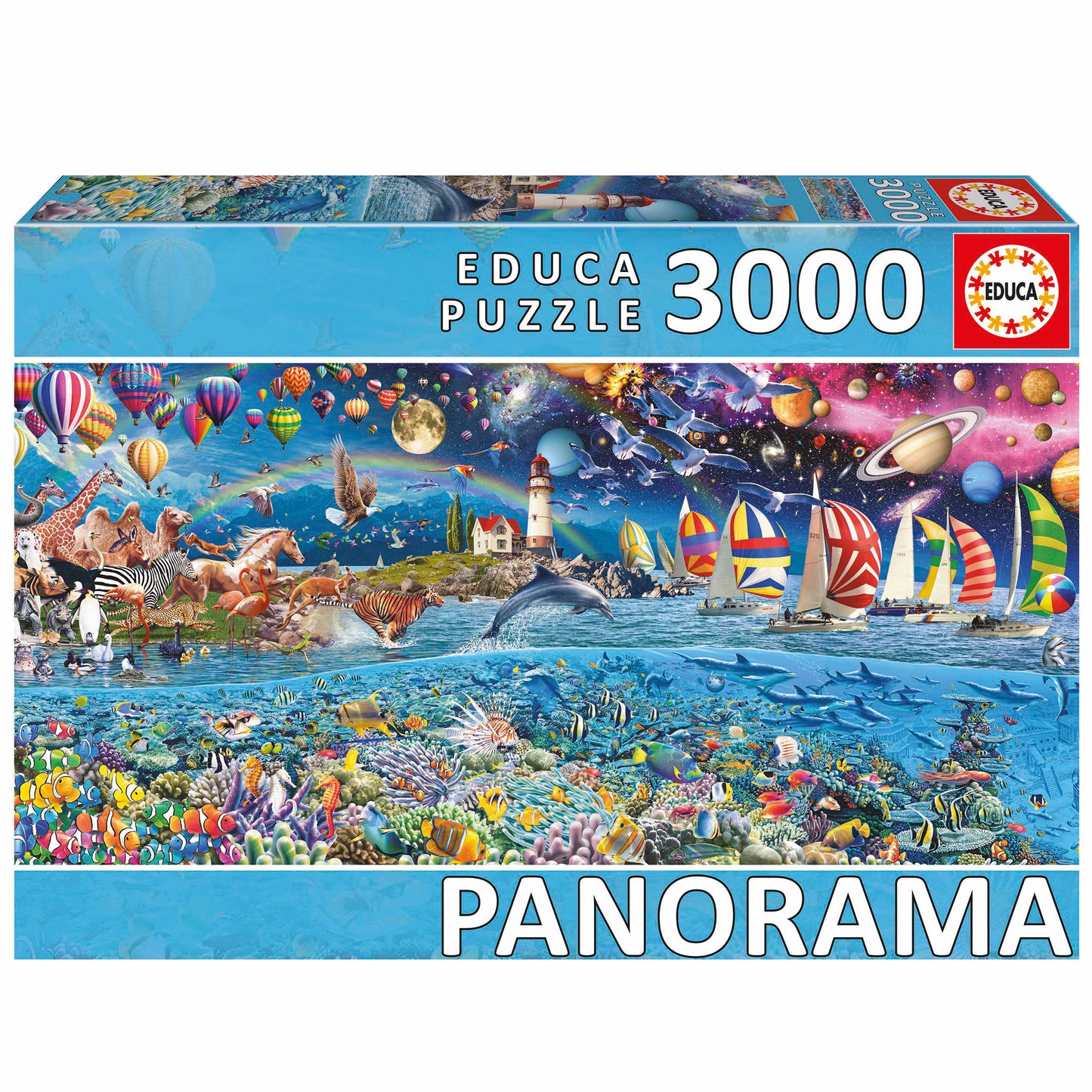 VIDA- PUZZLE PANORÁMICO 3000 PIEZAS