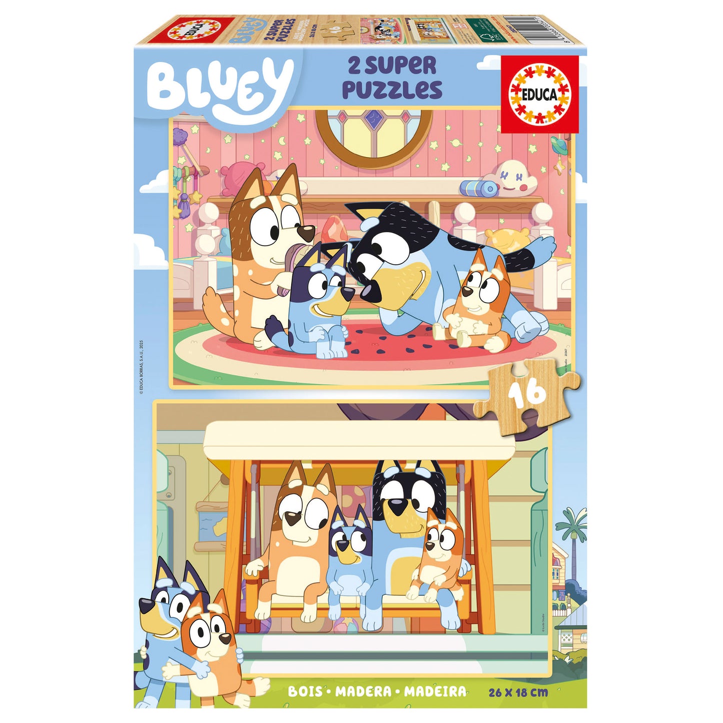 BLUEY 16 P MADERA