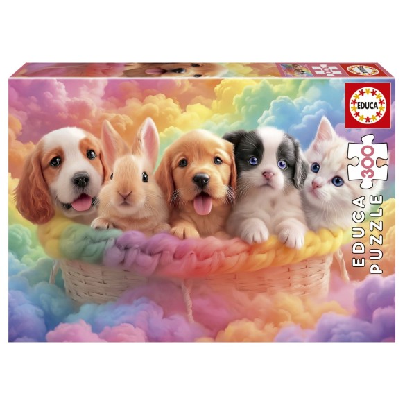 Amigos del cesto , puzzle 300 piezas