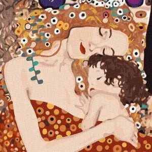 Set de pintura numerada: La maternidad de Klimt