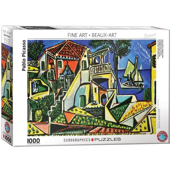 Paisaje mediterraneo, Picasso - Puzzle 1000 piezas