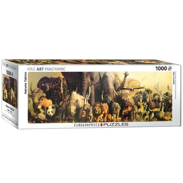 Noah´s ark , Haruo takino - Puzzle panorámico 1000 piezas