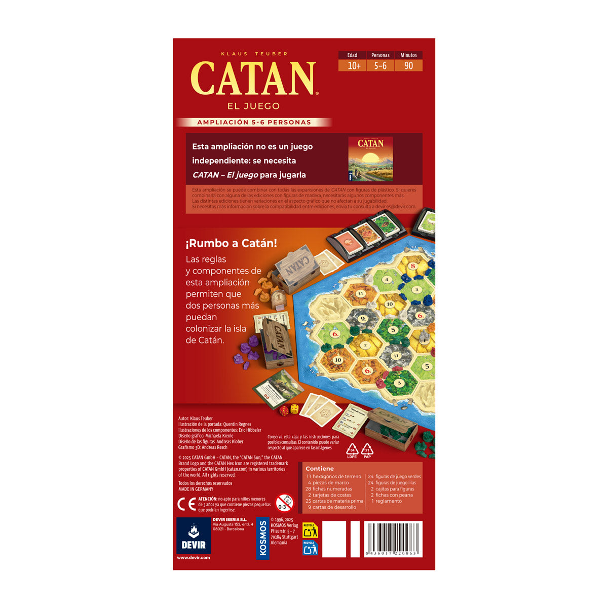 Catan Expansion 5-6 jugadores