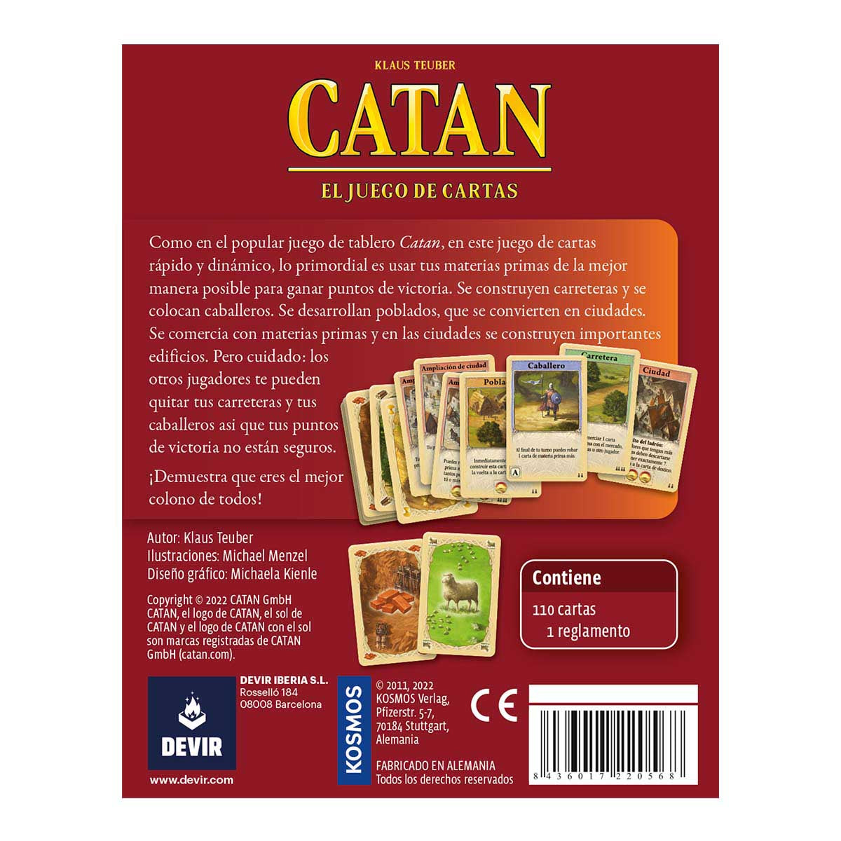 Catan cartas mini
