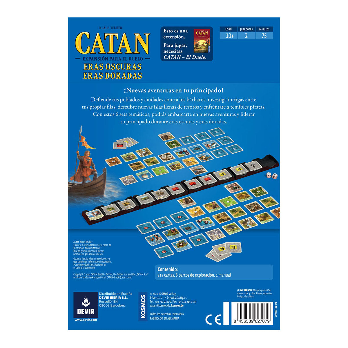 EXPANSION CATAN DUELO ERAS OSCURAS U DORADAS