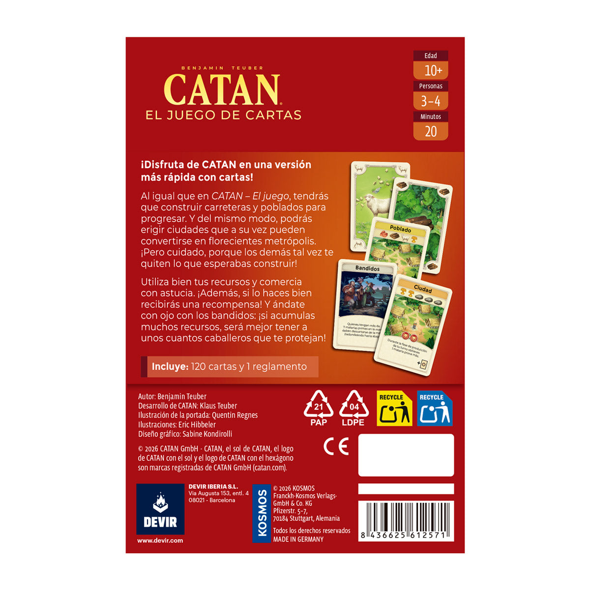 CATAN CARTAS 2026