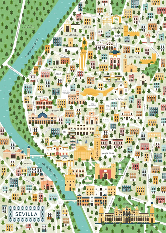 Mapa de Sevilla