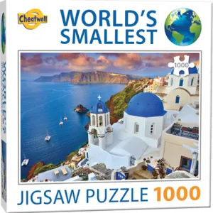 Puzzle: Miniatura Santorini 1000 piezas.