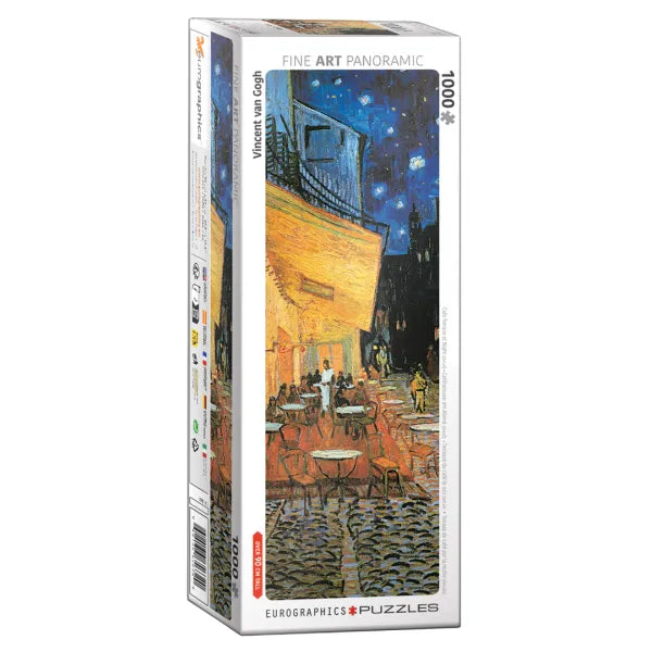 Puzzle 1000 piezas Panorama Café de noche Van Gogh