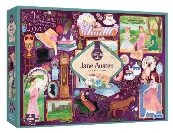 Puzzle Gibsons Book Club: Jane Austen 1000 piezas