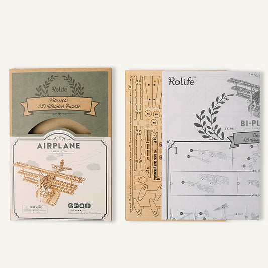 Maqueta Madera Aeroplano