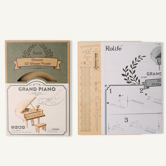 Maqueta Madera Piano De Cola