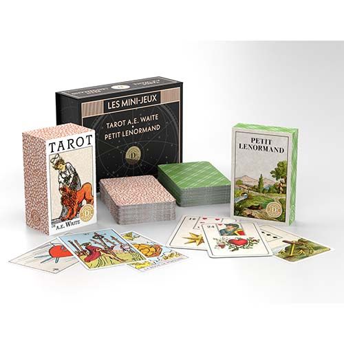 COFRE MINI TAROT WAITE+PETIT LENORMAND