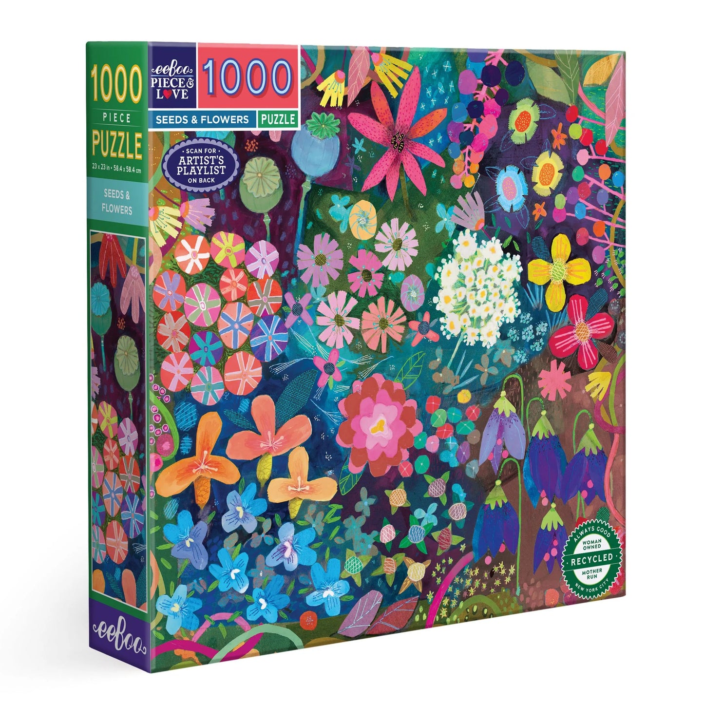 EEBOO 1000 PIEZAS SEADS AND FLOWERS