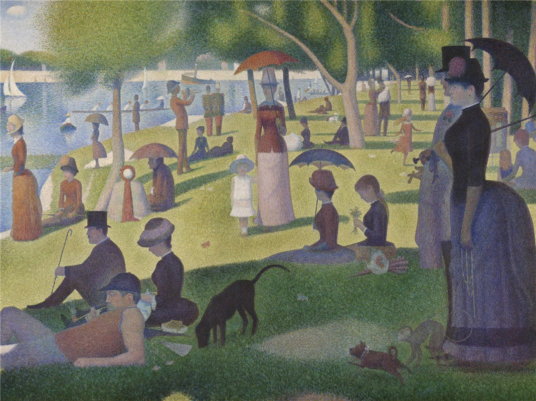 Seurat: Tarde de domingo en la isla de la Gran Jatte 1500 pc