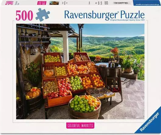 Mercado De Frutas Y Verduras Puzzle 500 Piezas