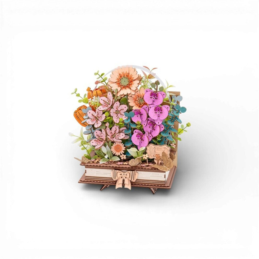 Wooden Blooming Book