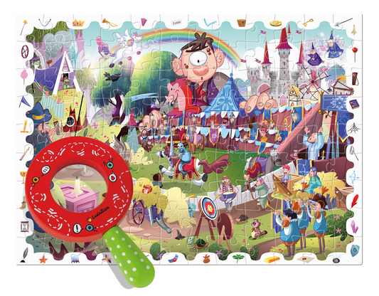 Detective puzzle , personajes fantásticos 50p.