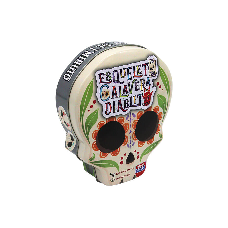 ESQUELETO CALAVERA Y DIABLITO