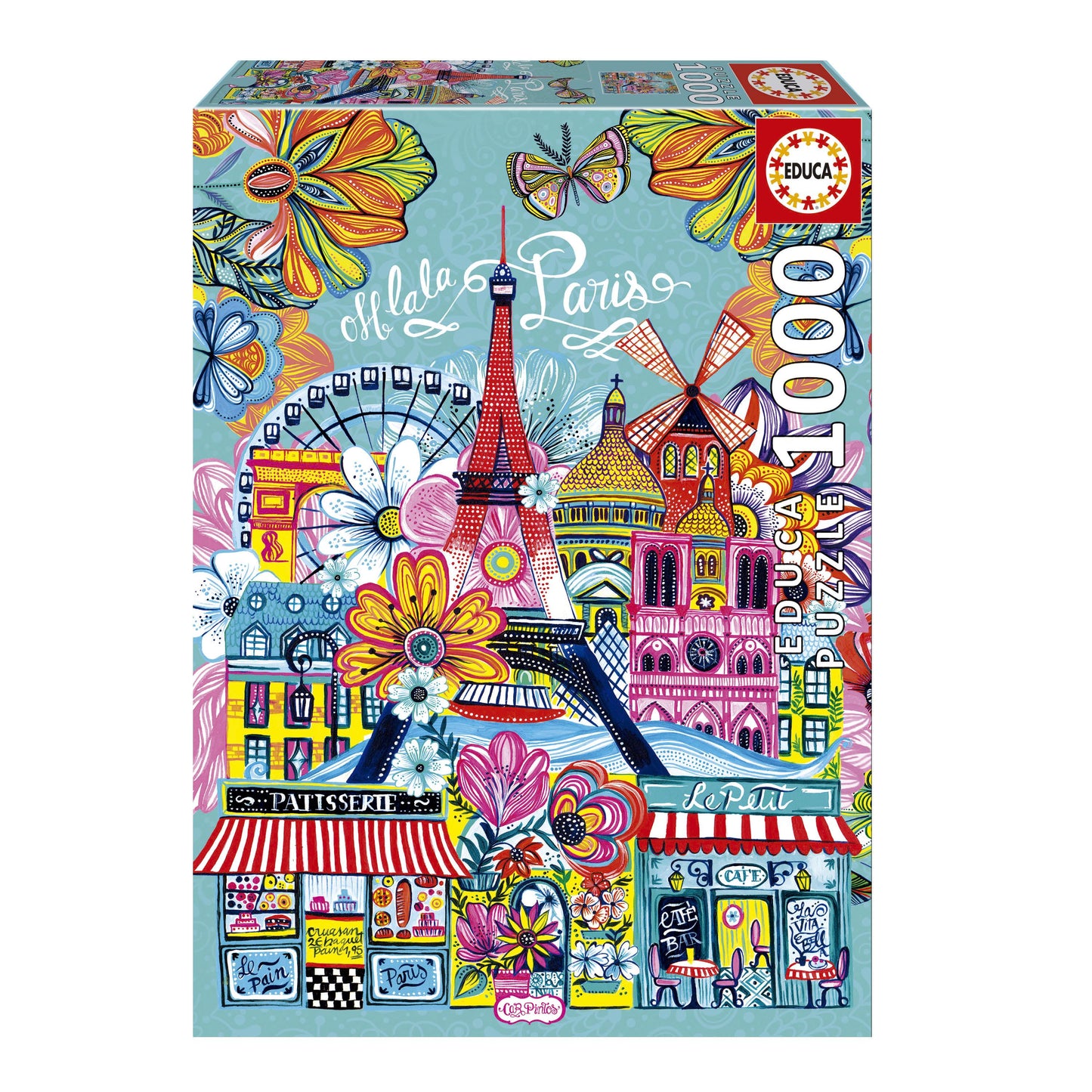 PARIS BY CAR PINTOS PUZZLE 1000 PIEZAS