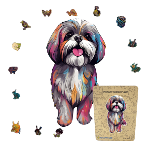 SHIH TZU PUZZLE MADERA