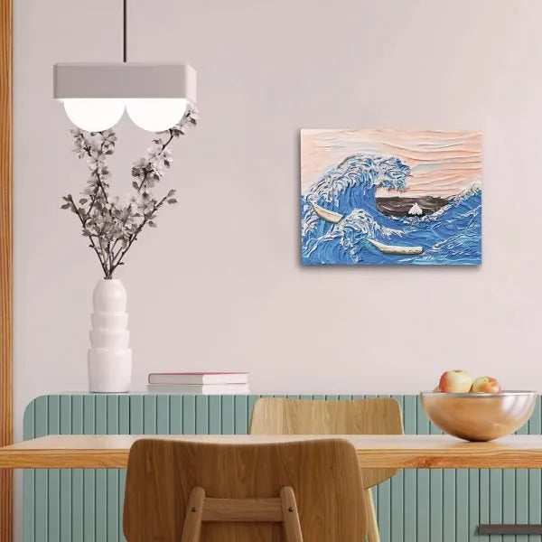 Set de pintura creativa : La gran ola de Kanagawa