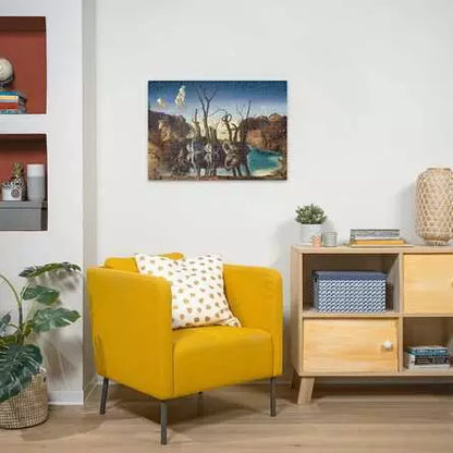 Puzzle: Cisnes reflejando elefantes, Salvador Dalí. 1000 piezas