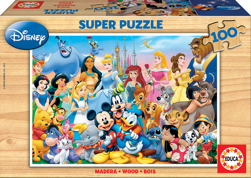 P100 madera Familia Disney