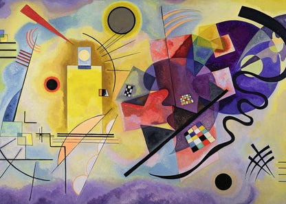 KANDINSKI YELLOW RED BLUE
