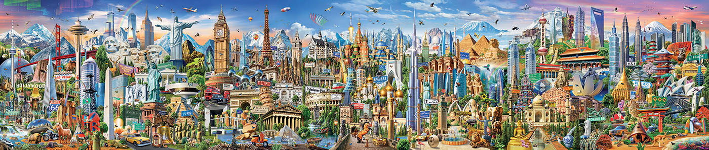 La vuelta al Mundo- Puzzle 42.000 piezas