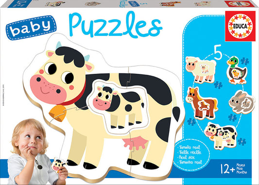 BABY PUZZLES ANIMALES GRANJA