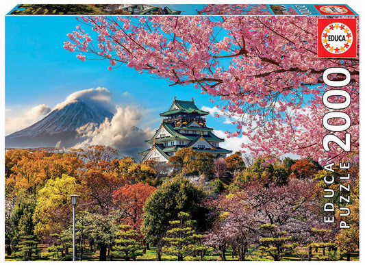 Castillo de Osaka Japon - puzle 2000 piezas