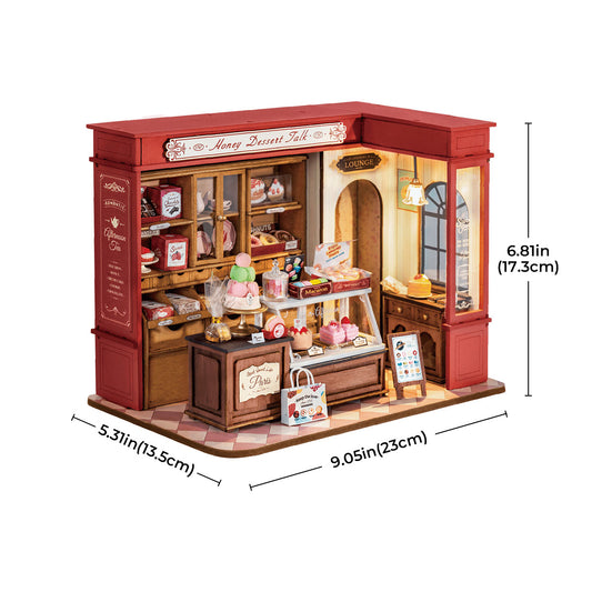 Maqueta: tienda de postres