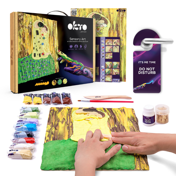 SET CREATIVO 3D EL BESO KLIMT