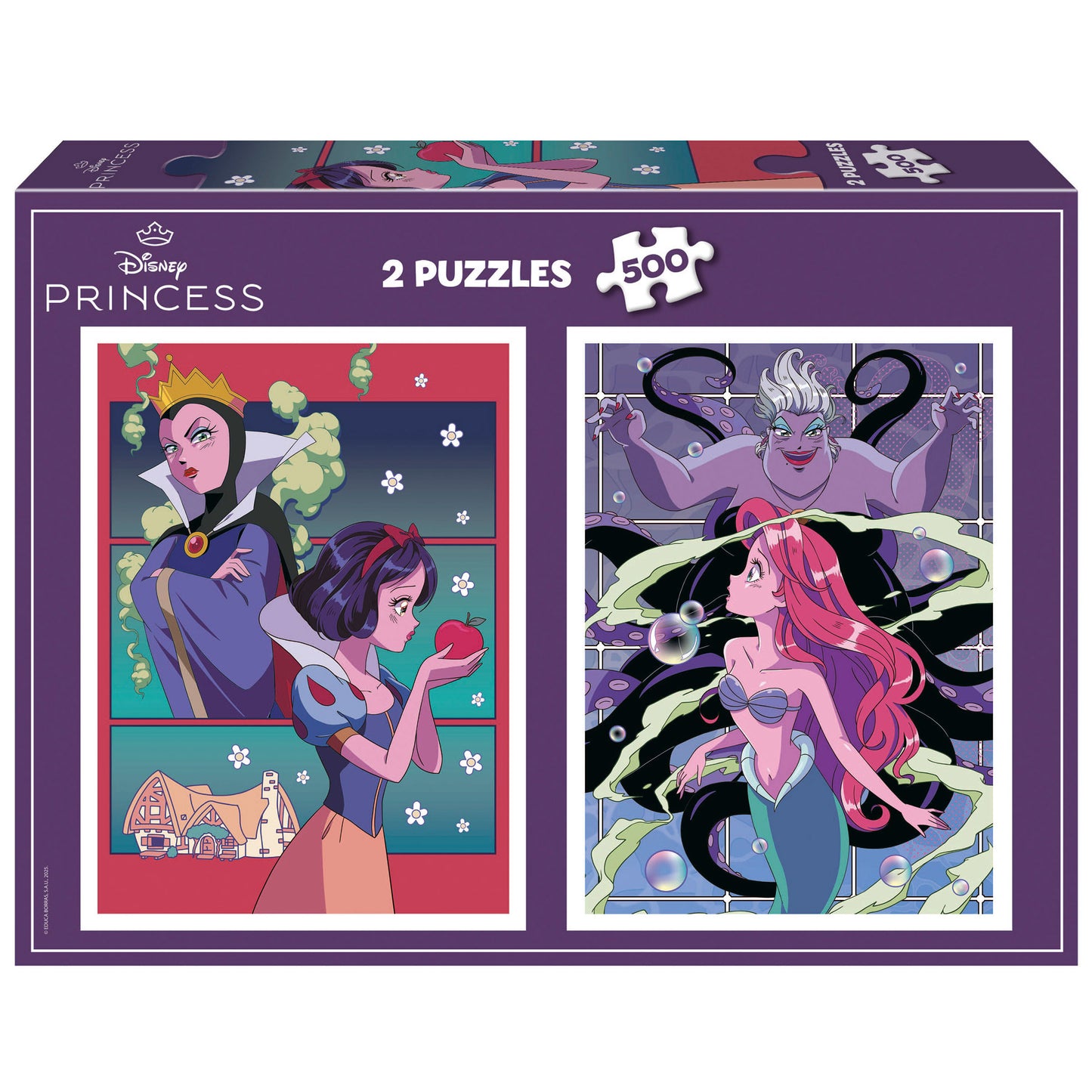 2X500P PRINCESAS DISNEY ANIME