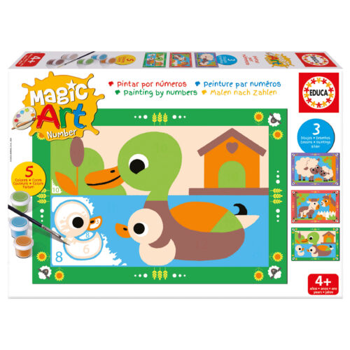 NUMBER ART GRANJA 4+