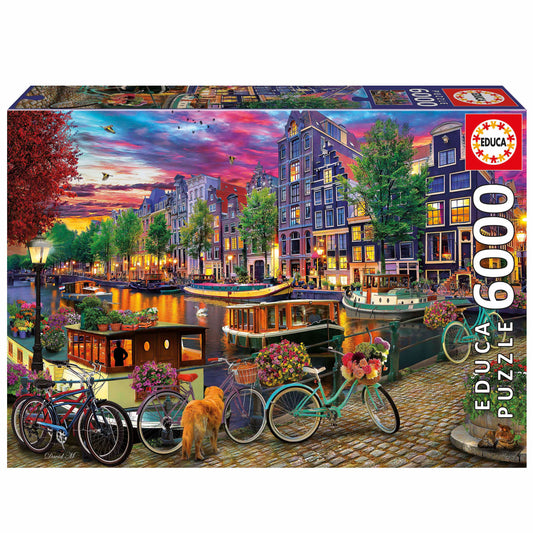 BICICLETAS EN AMSTERDAM - PUZZLE 6000 PIEZAS
