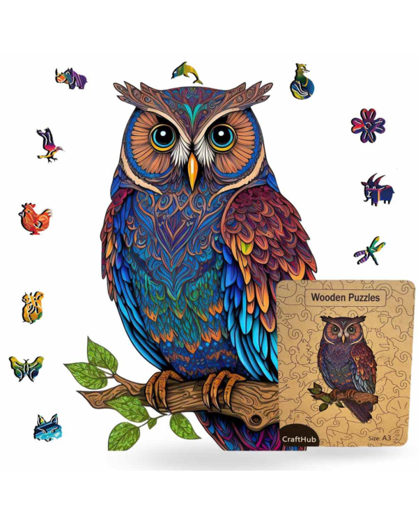 PUZZLE: WISDOM OWL MADERA