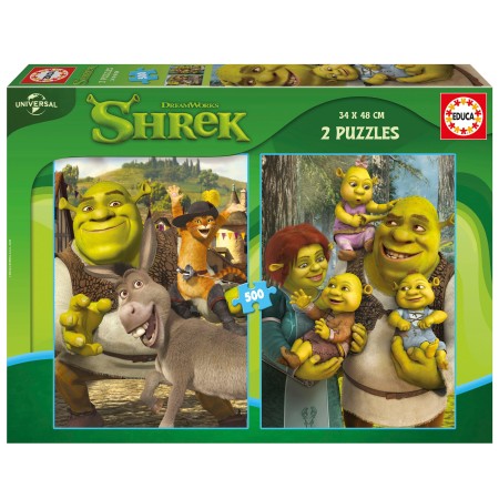 Shrek puzzle 2 x 500 piezas