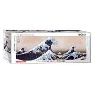 Puzzle 1000 pcs Panorama Gran ola de Kanagawa