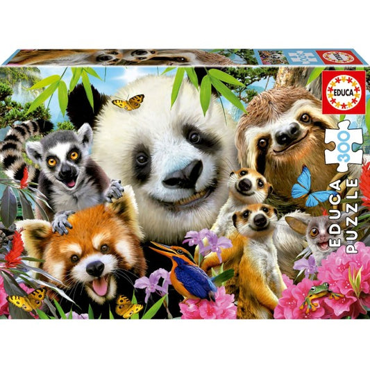Black-eyed friends selfie , puzzle 300 piezas