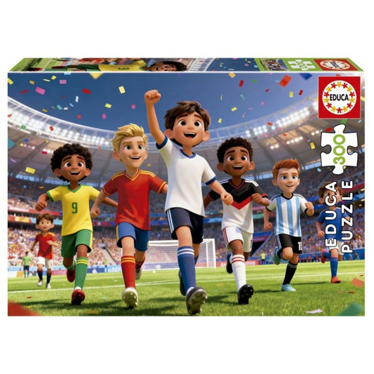 Mundo del futbol - puzzle 300 piezas