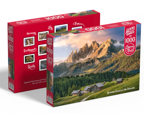 Paisaje de Montaña en los Dolomitas - puzzle 1000 piezas